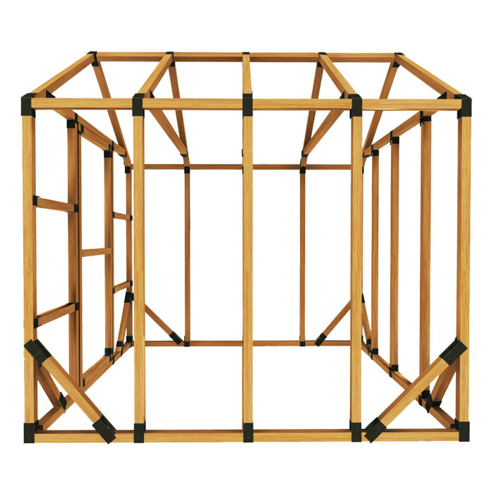 EZ Frames 8 Ft W X 8 Ft D Greenhouse Kit & Reviews Wayfair